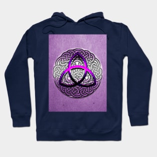 Purple triquetra Hoodie